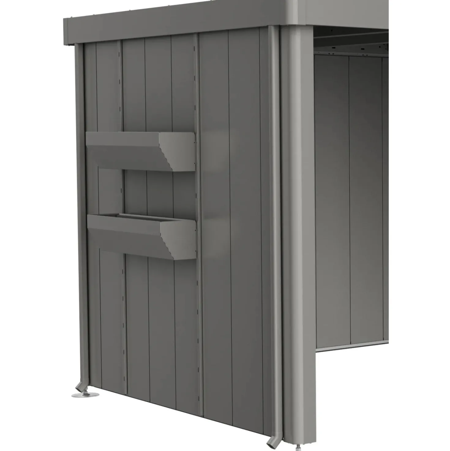 FloraBoard Biohort per tetto laterale casetta Neo Grigio quarzo met