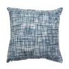 Fodera per cuscino fantasia geometrica blu scuro 40x40 cm