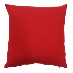 Fodera per cuscino tinta unita rosso 50x50 cm