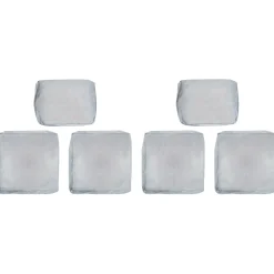 Fodere di ricambio per Olea set mobili da balcone grigio 6 pz