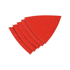 Fogli abrasivi per levigatrice triangolare LUX-TOOLS 96 mm K80 5 pz