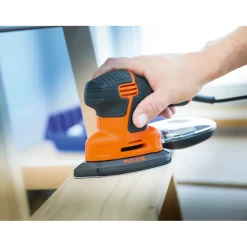 Fogli abrasivi per levigatrice mouse LUX-TOOLS Black+Decker K80 5 pz