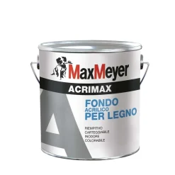 Fondo acrilico MaxMeyer Acrimax per legno bianco 2,5 l