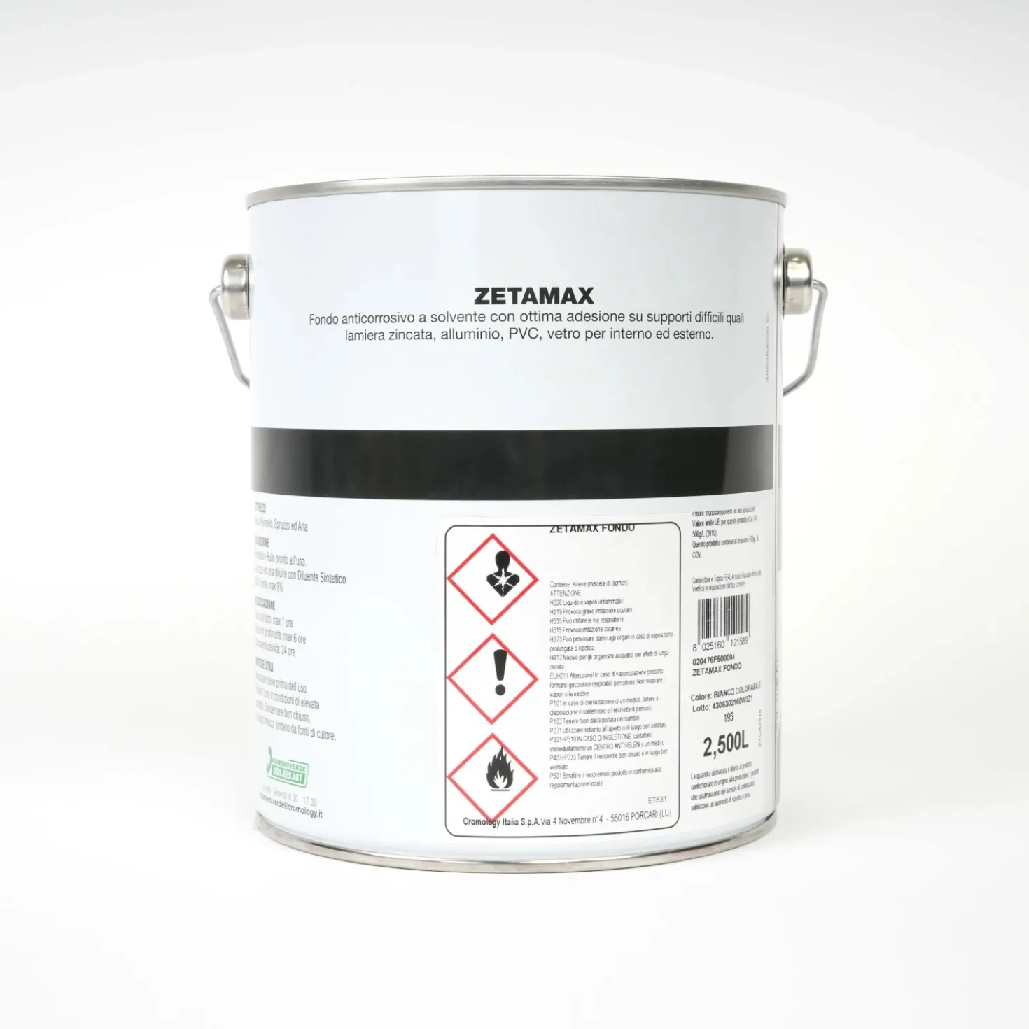 Fondo definitivo multisupporto MaxMeyer Zetamax bianco 2,5 l