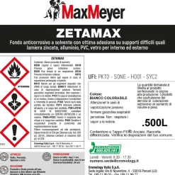 Fondo definitivo multisupporto MaxMeyer Zetamax bianco 0,5 l