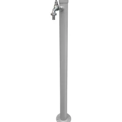 Fontana da giardino Cambridge in metallo alluminio H 85 cm