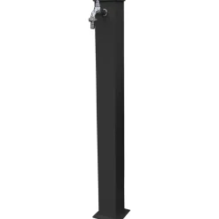Fontana da giardino Manchester in metallo antracite H 85 cm