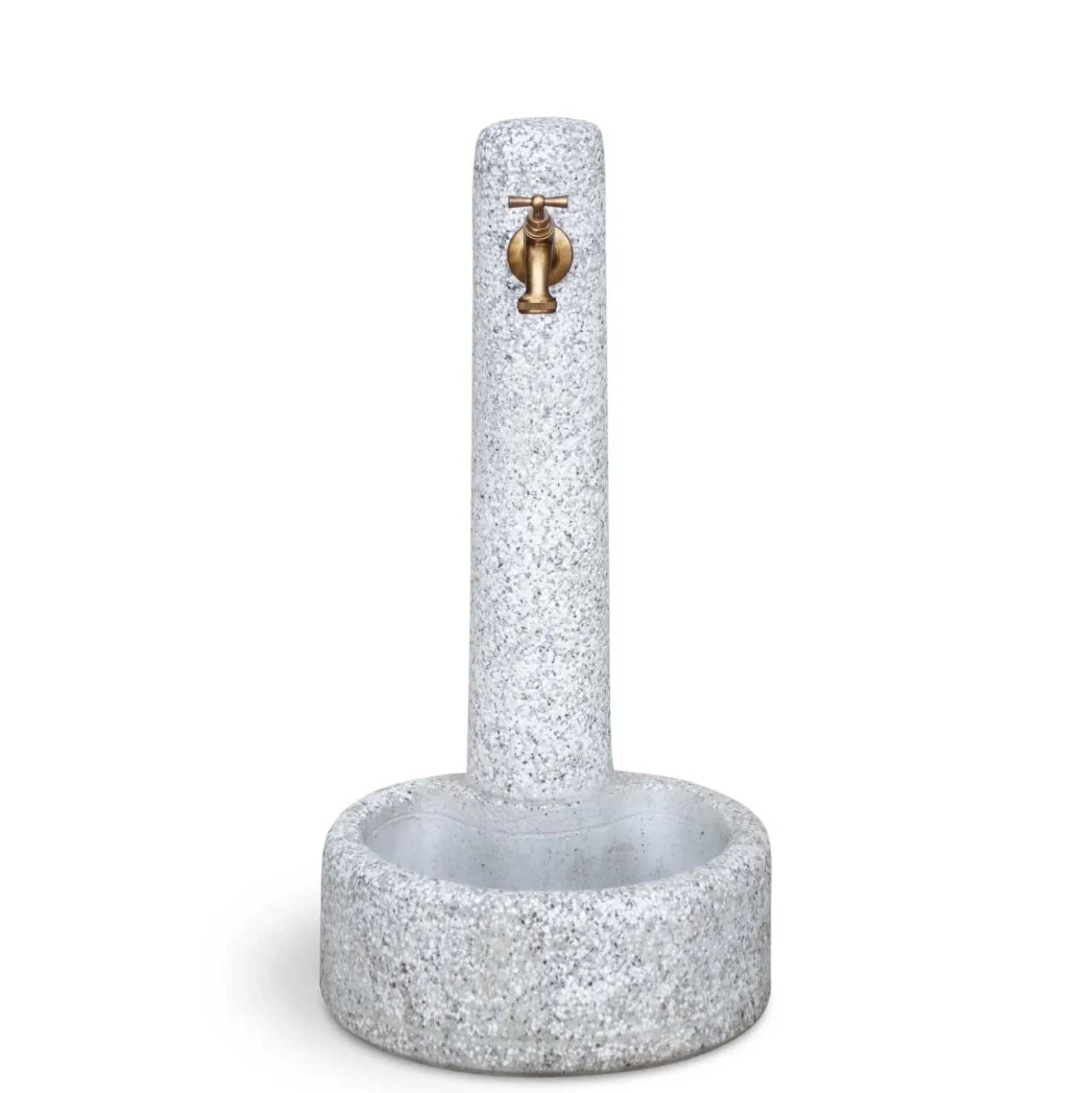 Fontana da giardino Mini To in cemento grigio chiaro H 65,5 cm