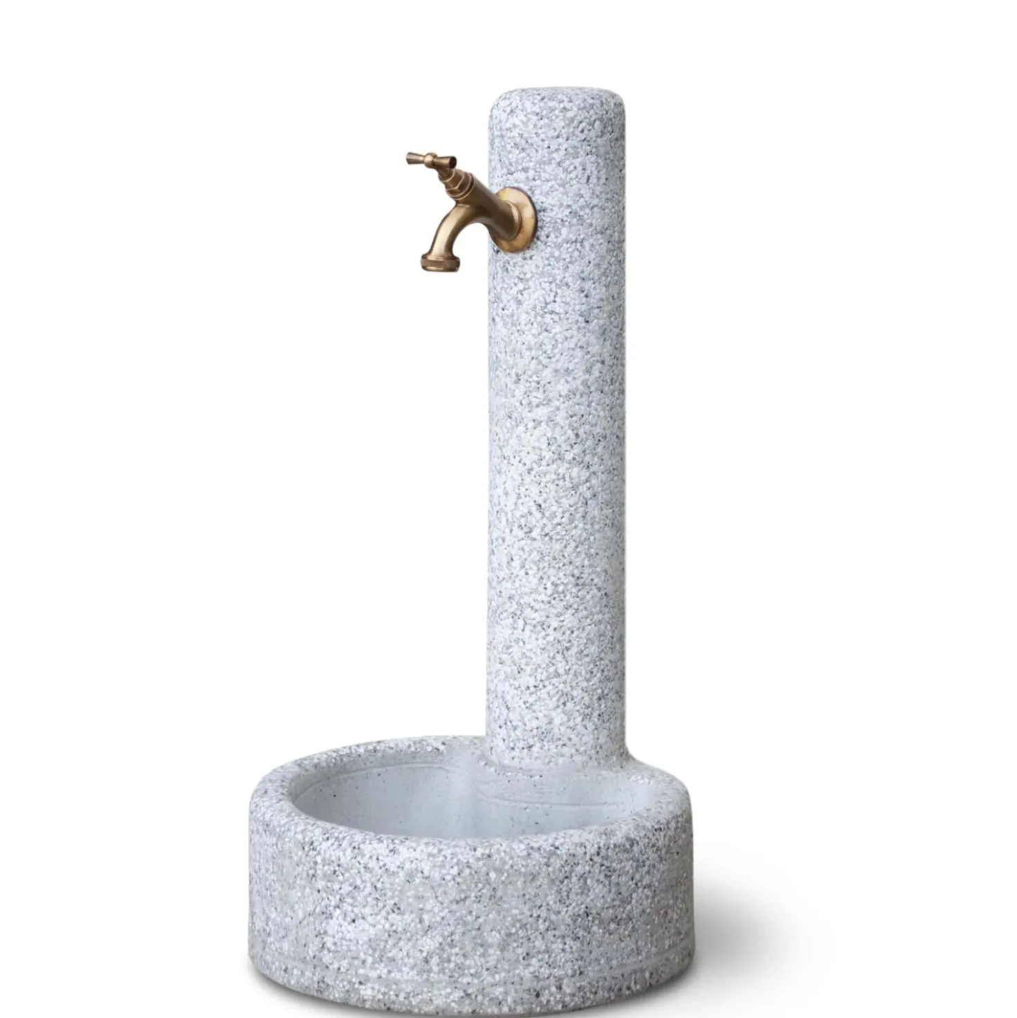 Fontana da giardino Mini To in cemento grigio chiaro H 65,5 cm
