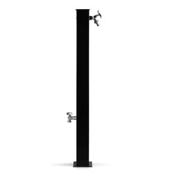 Fontana da giardino Nottingham in metallo nero H 98 cm