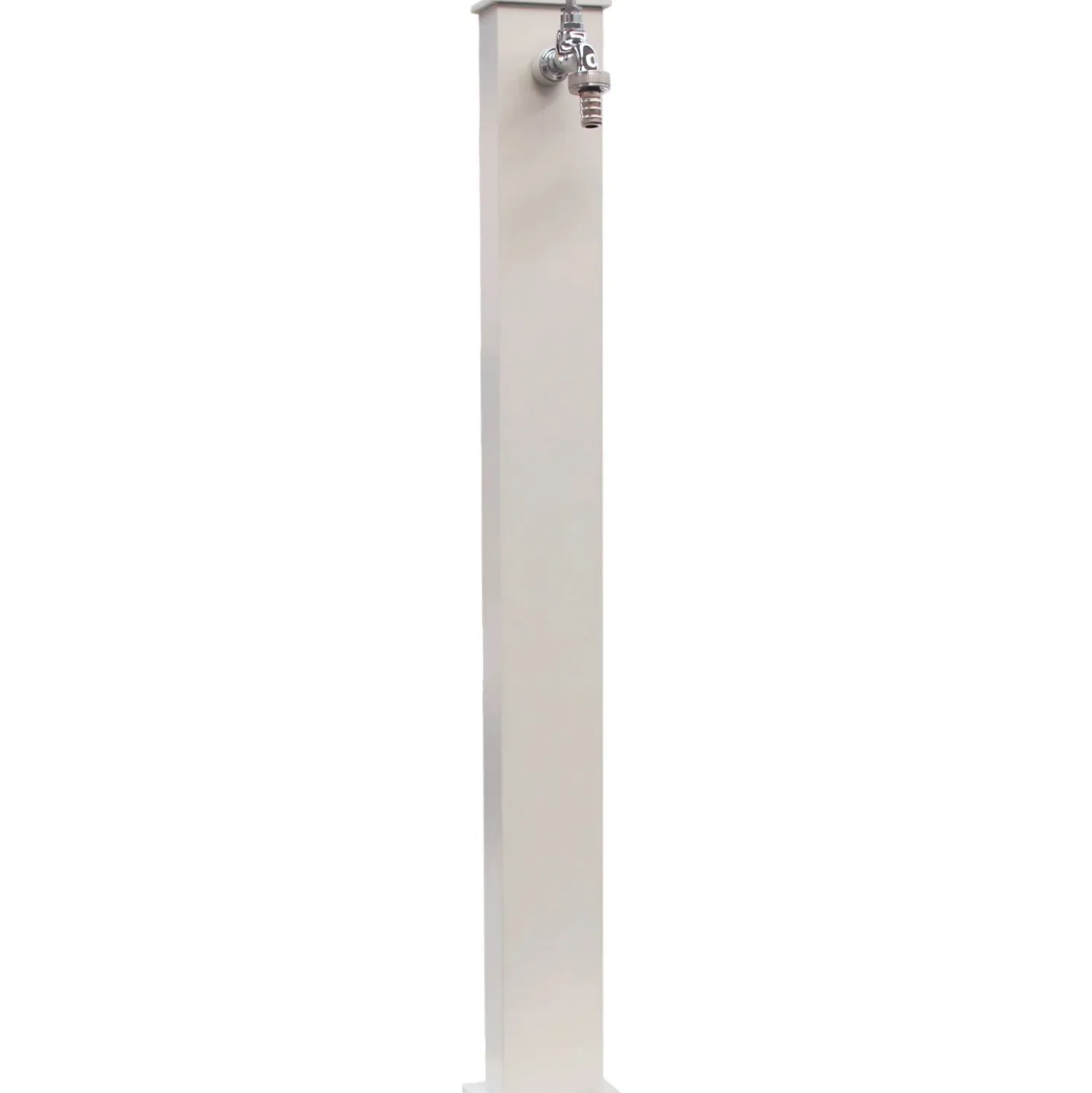 Fontana da giardino York in metallo bianco H 82 cm