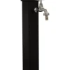 Fontana da giardino York in metallo antracite H 82 cm