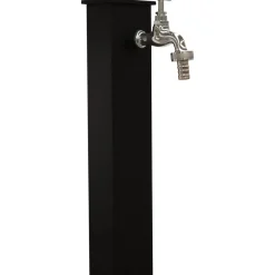 Fontana da giardino York in metallo antracite H 82 cm