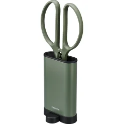 Forbici per piante Fiskars con supporto verde