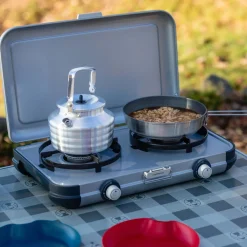 Fornello a Gas Camping Kitchen 2 grigio