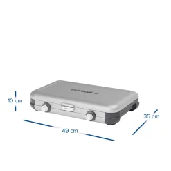 Fornello a Gas Camping Kitchen 2 grigio