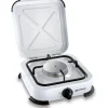 Fornello smaltato con 1 bruciatore in acciaio inox