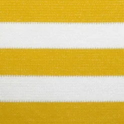 Frangivista da balcone CMI 500x90 cm a righe bianco/giallo