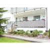 Frangivista da balcone 90x500 cm grigio