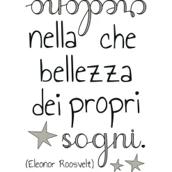 Frase adesiva per parete piccolo principe 2FG 47x67 cm