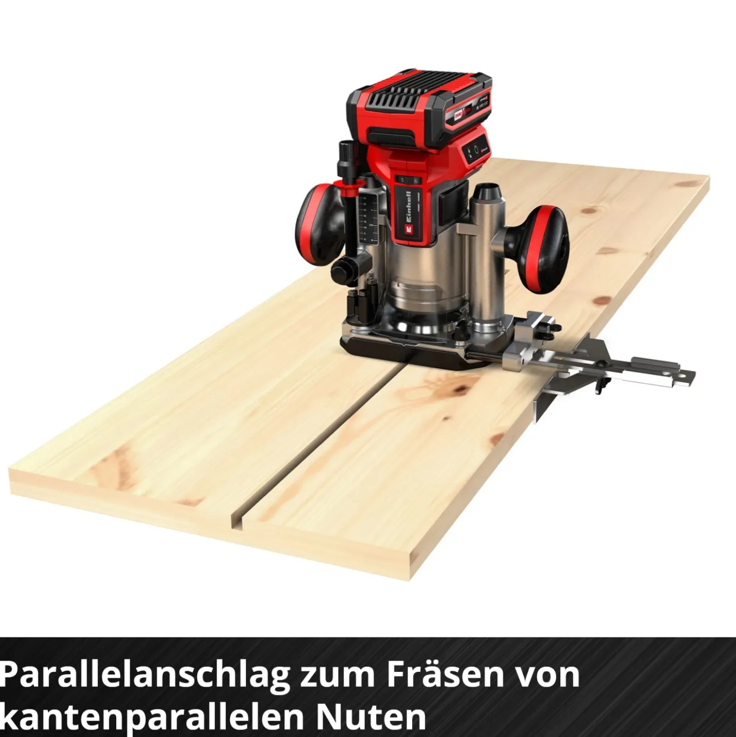 Fresatrice verticale a batteria Einhell Professional TP-RO 18 Li BL - Solo