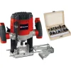 Fresatrice verticale Einhell TC-RO 1155 Kit 1100 W