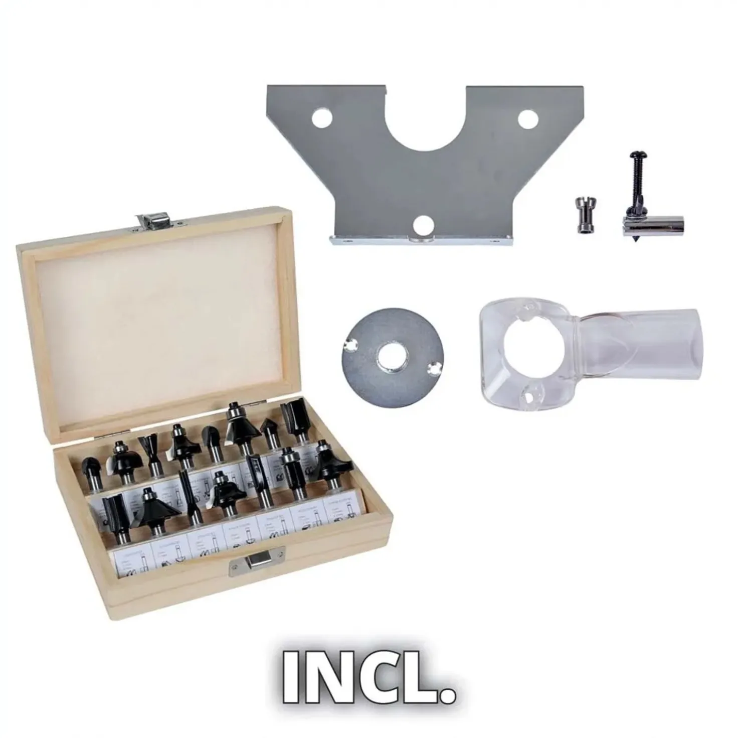 Fresatrice verticale Einhell TC-RO 1155 Kit 1100 W