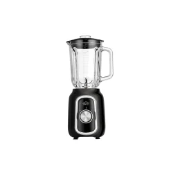 Frullatore con bicchiere in vetro 4 lame nero 500W 1,5 l