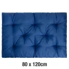 Futon Mykonos impermeabile Blu 80x120x10 cm