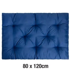 Futon Mykonos impermeabile Blu 80x120x10 cm