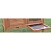 Gabbia per conigli in legno di abete 91,5x45x70 cm