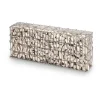 Gabbione in metallo decorativo e contenitivo 200x50x100 cm