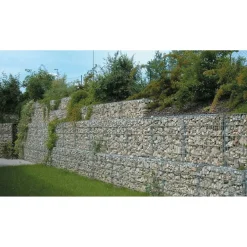 Gabbione in metallo decorativo e contenitivo 200x50x100 cm