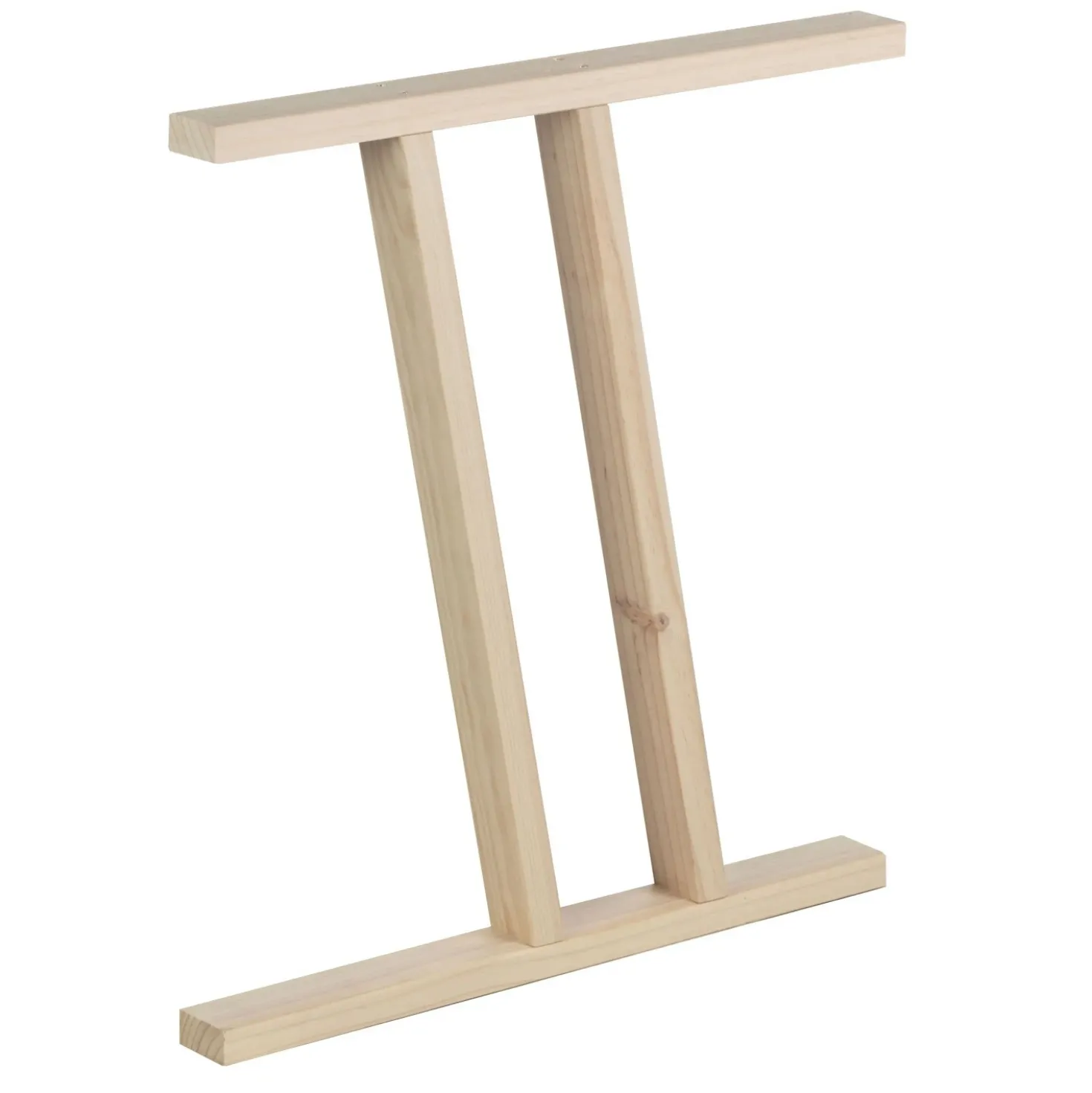 Gamba in pino massiccio per tavolo 75x61x5,8 cm 4 posizioni
