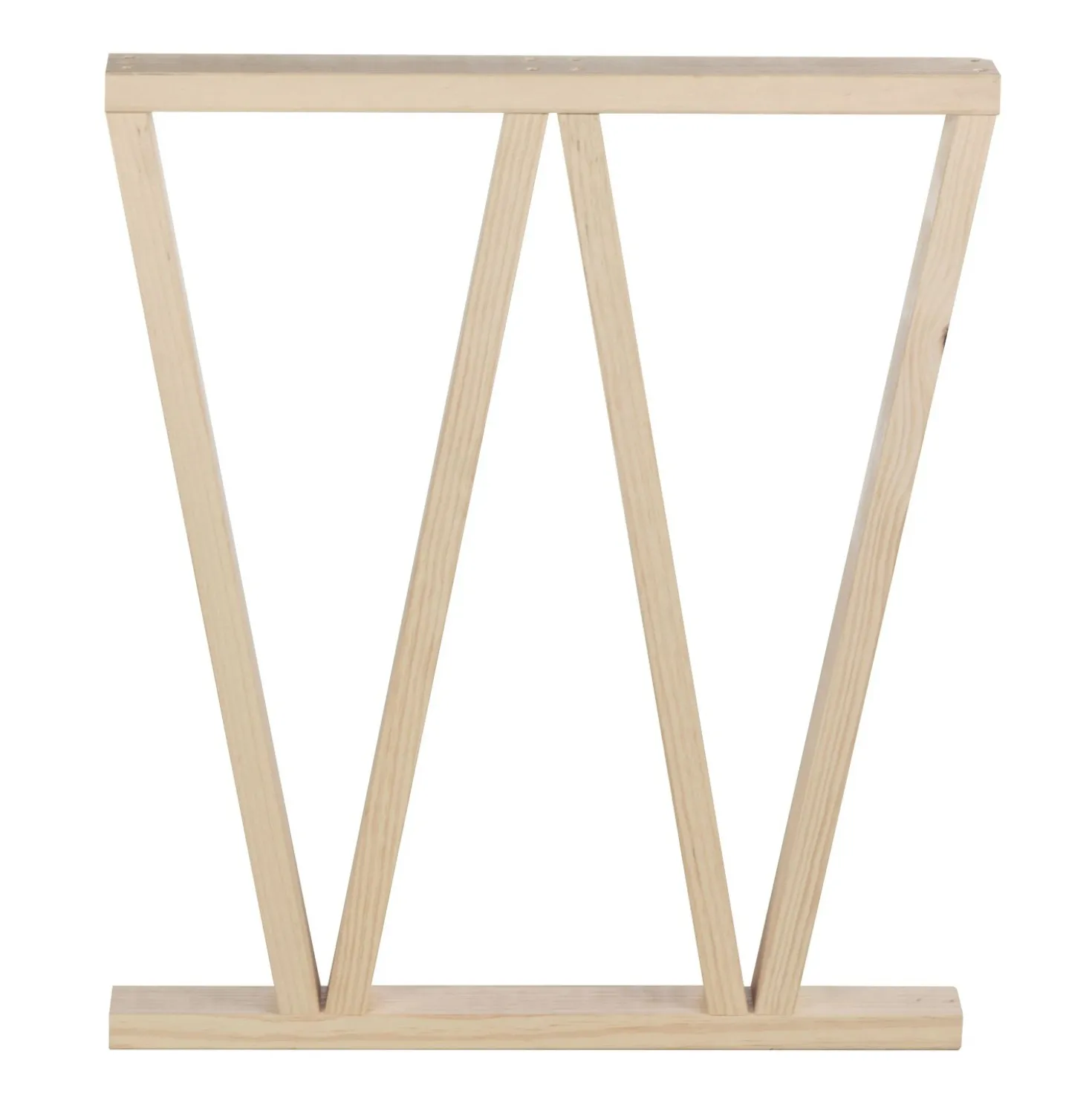 Gamba in pino massiccio per tavolo 75x61x5,8 cm 2 posizioni