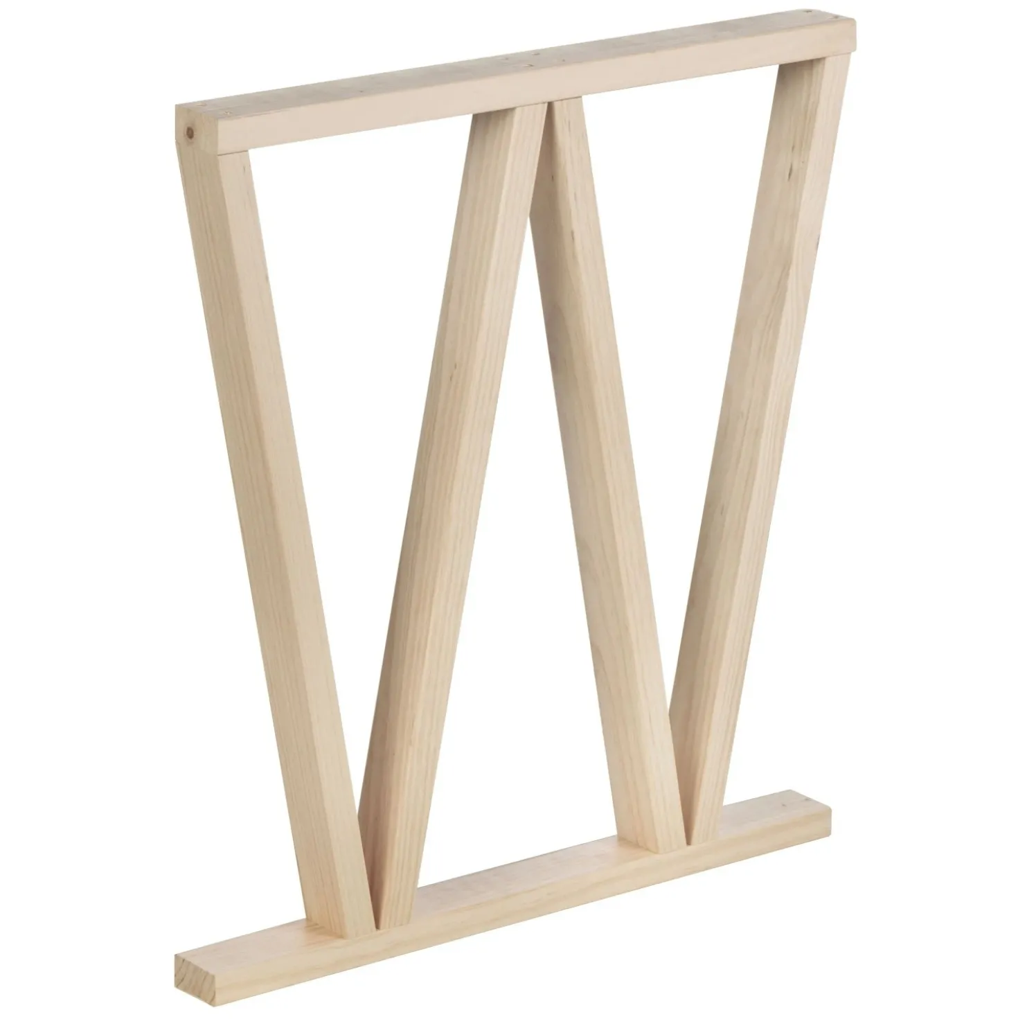 Gamba in pino massiccio per tavolo 75x61x5,8 cm 2 posizioni