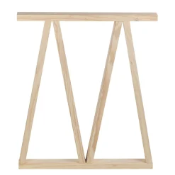 Gamba in pino massiccio per tavolo 75x61x5,8 cm 2 posizioni