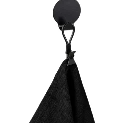 Ganci adesivi Wenko inox nero 2 pz