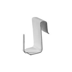 Ganci per serramenti in alluminio bianco 4 pz