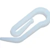 Ganci per tende a vetro in plastica bianco 60 pz