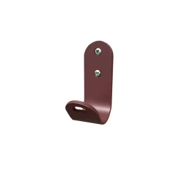 Gancio 1 posto in alluminio rosso L 3 x H 8 x P 4 cm