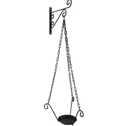 Gancio a parete con mensola e portavaso Ø 22 cm