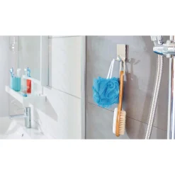 Gancio autoadesivo doppio in metallo Tesa Powerstrips® Zoom Waterproof