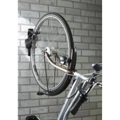 Gancio bici muro da ruota con piastra max. 25 kg