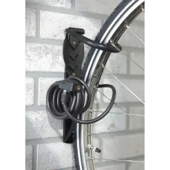 Gancio bici muro da ruota con piastra max. 25 kg