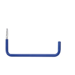 Gancio da muro jumbo tubo Ø 20 mm P 45 cm rivestito blu