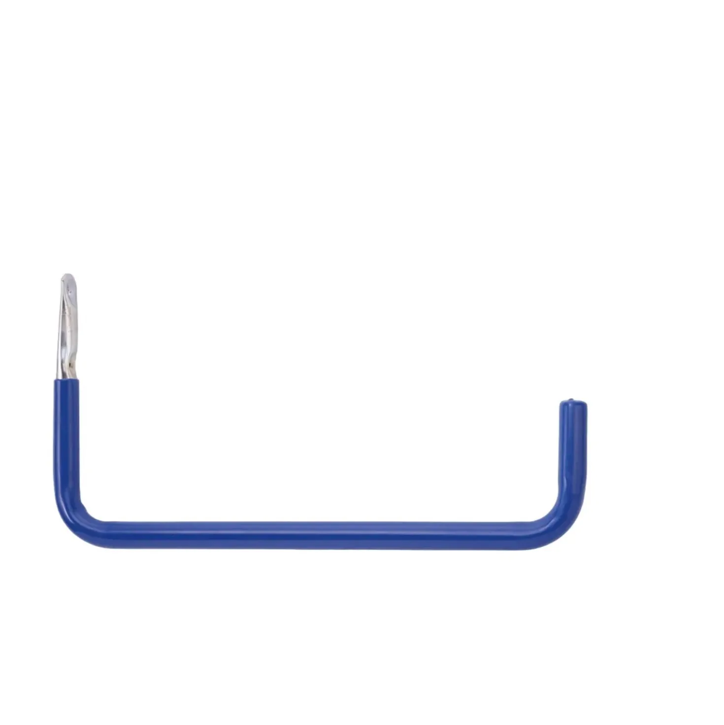 Gancio da muro jumbo tubo Ø 20 mm P 45 cm rivestito blu