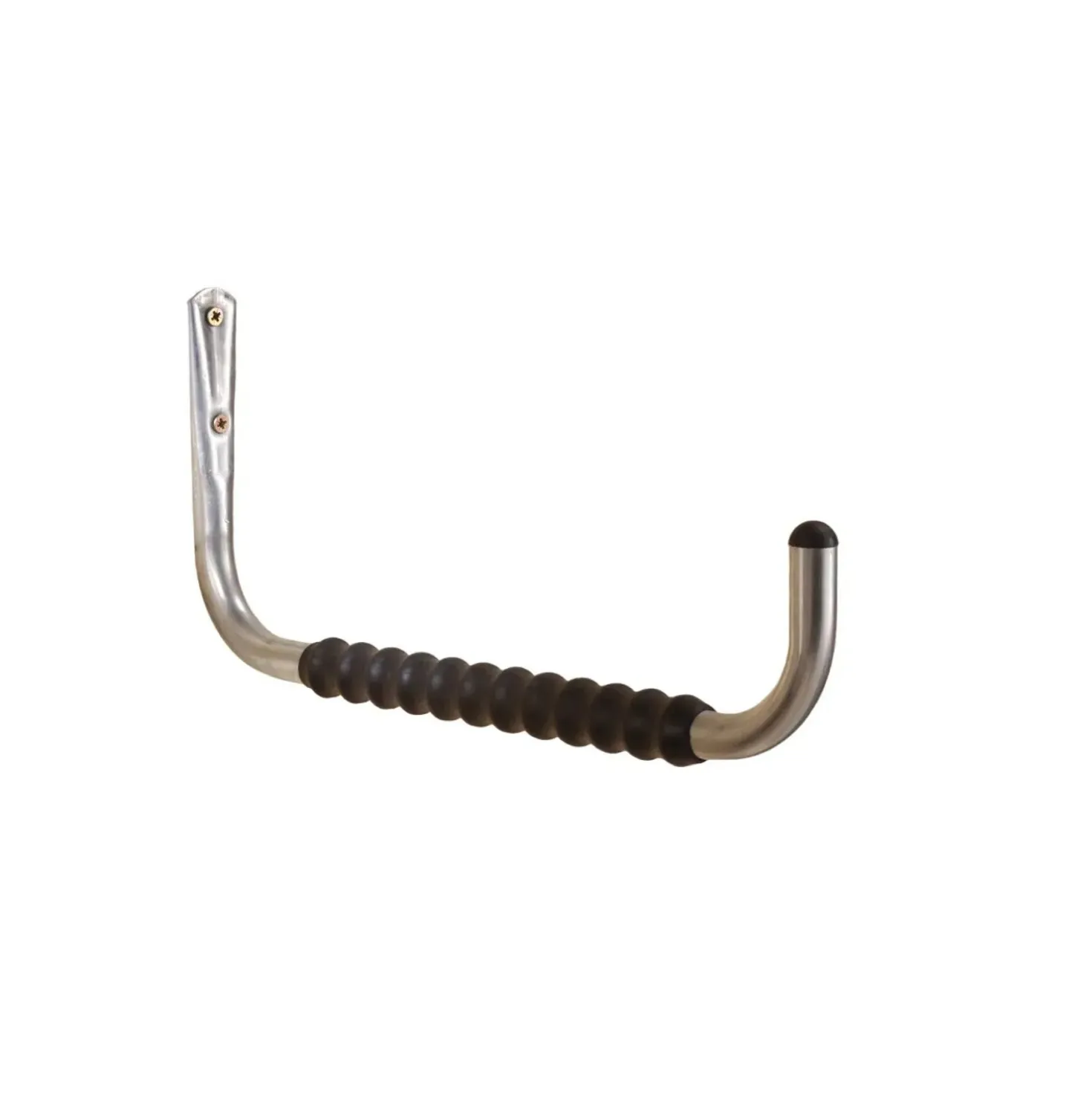 Gancio da muro XXL curvo tubo Ø 25 mm P 500 mm rivestito nero