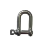Gancio grillo dritto inox 6 mm