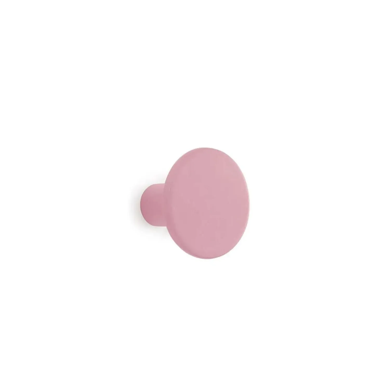 Gancio in poliresina rotondo colore rosa diametro 5 cm
